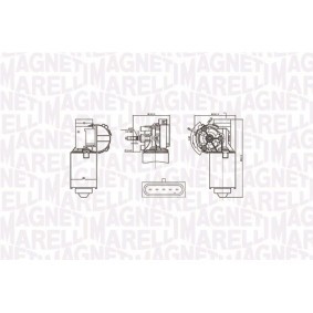 Osta Pyyhkijän moottori MAGNETI MARELLI:llä 064375400010 edullisesti hintaan 72,07 €