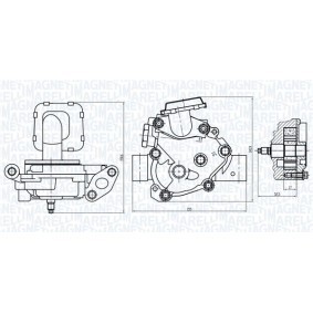 Achetez des Pompe à huile MAGNETI MARELLI 351516000091 à prix pour 52,52 €