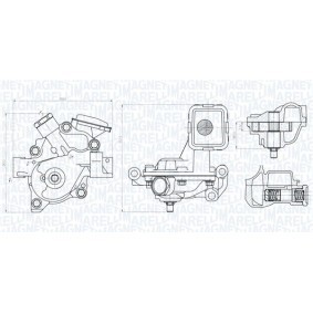 Achetez des Pompe à huile MAGNETI MARELLI 351516000146 à prix pour 54,42 €