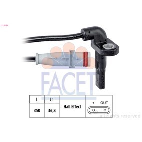 Comprar Sensor ABS de FACET 21.0059 a bajo precio de 33,13 €