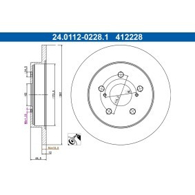 Bremsscheibe 24.0112-0228.1