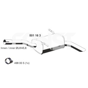 Endschalldämpfer 501163 von ERNST günstig für 166,24 € online kaufen