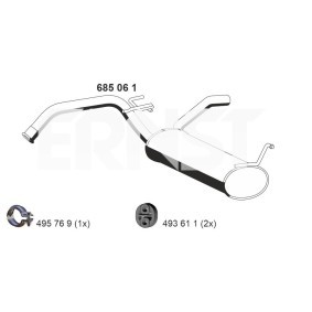 Endschalldämpfer 685061 von ERNST günstig für 172,70 € online kaufen