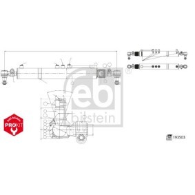 Kjøp Slavesylinder, servostyring av FEBI BILSTEIN 193503 til den lave prisen 10650,54 NOK