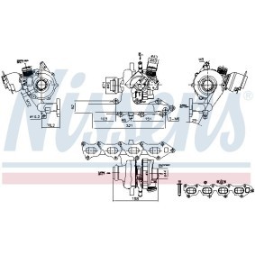 FIAT Turbolader von NISSENS