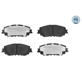 Achetez des Plaquettes de frein MEYLE 025 227 6817/PD à prix pour 53,87 €
