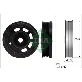 Achetez des Poulie damper (vilebrequin) INA 544 0172 10 à prix pour 50,65 €