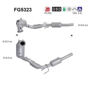 Partikelfilter (DPF) FG5323