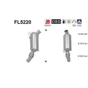 Partikelfilter (DPF) FL5220