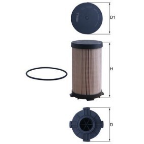 Comprar Filtro combustible de MAHLE ORIGINAL KX 484D a bajo precio de 41,07 €