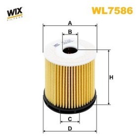 Köp Oljefilter av WIX FILTERS WL7586 till det låga priset 299,00 kr