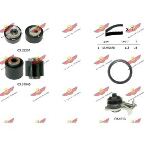 Achetez des Kit de distribution + pompe à eau AUTOKIT 04.5493PA à prix pour 318,20 €