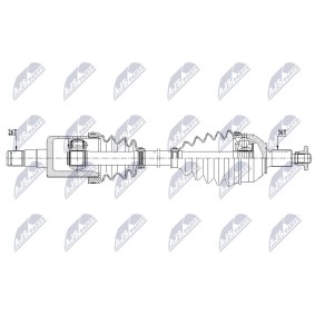 Comprar Árbol de transmisión de NTY NPW-VW-206 a bajo precio de 112,94 €
