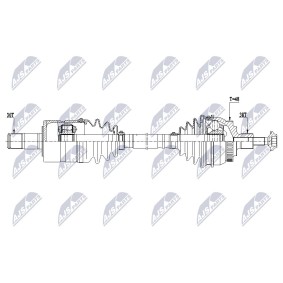 Comprar Árbol de transmisión de NTY NPW-VW-209 a bajo precio de 172,57 €