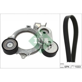 Achetez des Jeu de courroies trapézoïdales à nervures INA 529 0572 10 à prix pour 136,85 €