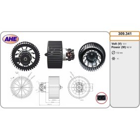 Achetez des Pulseur d'air habitacle AHE 309.341 à prix pour 83,91 €