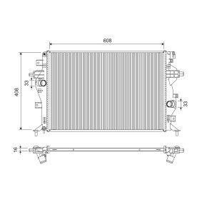 Achetez des Radiateur du moteur VALEO 701321 à prix pour 101,65 €