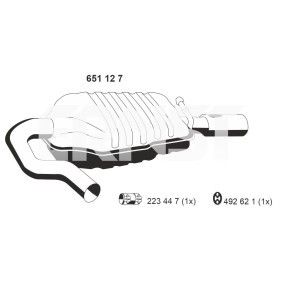Endschalldämpfer 651127 von ERNST günstig für 336,25 € online kaufen