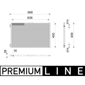 Köp Kondensor, klimatanläggning av MAHLE ORIGINAL AC 1191 000P till det låga priset 2940,36 kr