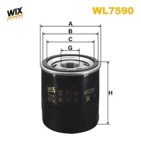 Ölfilter von WIX FILTERS WL7590