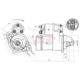 Köp Startmotor av AP XENERGY XST10220AD till det låga priset 1043,98 kr