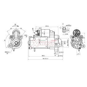 Köp Startmotor av AP XENERGY XST11214AD till det låga priset 1293,97 kr