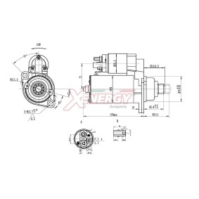 Köp Startmotor av AP XENERGY XST16010AD till det låga priset 1190,75 kr
