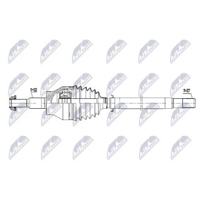 Comprar Árbol de transmisión de NTY NPW-CH-154 a bajo precio de 234,74 €