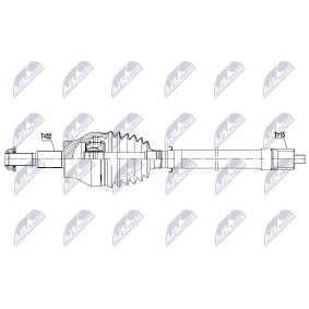 Comprar Árbol de transmisión de NTY NPW-CH-155 a bajo precio de 344,14 €