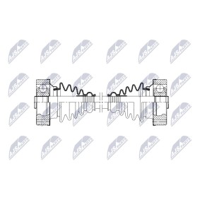 Comprar Árbol de transmisión de NTY NPW-VW-198 a bajo precio de 172,07 €