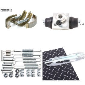Bremsensatz, Trommelbremse 3859B0270 VOLKSWAGEN CADDY von RIDEX