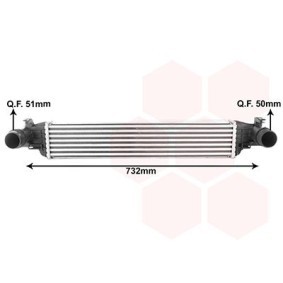 Köp Intercooler av VAN WEZEL 21014700 till det låga priset 2131,70 kr