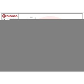 Comprar Disco de freno de BREMBO 09.N375.31 a bajo precio de 76,23 €