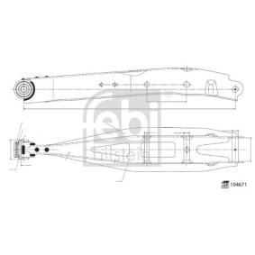SUBARU Querlenker von FEBI BILSTEIN