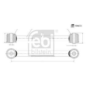 Comprar Barra oscilante de suspensión de ruedas de FEBI BILSTEIN 194672 a bajo precio de 50,79 €