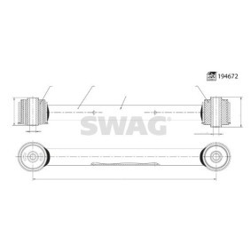 Compre Braço de suspensão da SWAG 33 11 1699 a um preço baixo por 72,79 €