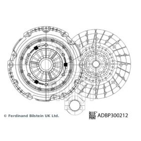 Achetez des Kit d'embrayage BLUE PRINT ADBP300212 à prix pour 239,57 €