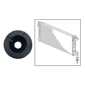 Lagerung, Kühler 83780 VOLKSWAGEN CRAFTER von 3RG