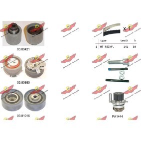 Wasserpumpe + Zahnriemensatz des Herstellers AUTOKIT - Originalware Artikelnummer: 04.5279PA2
