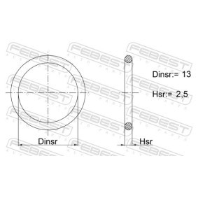 Comprar Junta, cárter de distribución de FEBEST 02400-018 a bajo precio de 3,55 €