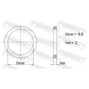 Achetez des Joint d'étanchéité, boulon de couvercle de culasse FEBEST 05400-002 à prix pour 3,16 €