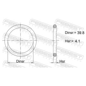 Dichtung, Kühlmittelflansch 10400-002