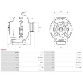 Lichtmaschine A0944S