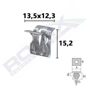 Clip, Zier- / Schutzleiste C70855