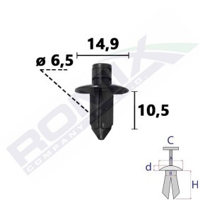 Clip, Zier- / Schutzleiste C70860
