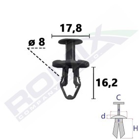 Comprar Clip, listón de ROMIX C70861 a bajo precio de 0,78 €