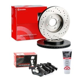 Køb Bremseskiver og klodser af BREMBO BRB3405N0185 til den lave pris 1170,14 DKK