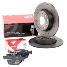 Comprar Kit de discos de freno y pastillas de BREMBO BRB3405N0490 a bajo precio de 151,88 €