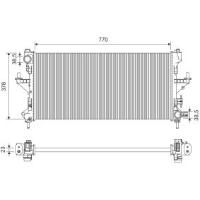 Achetez des Radiateur du moteur VALEO 701426 à prix pour 218,99 €