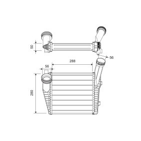 Kjøp Intercooler av VALEO 822947 til den lave prisen 1896,00 NOK